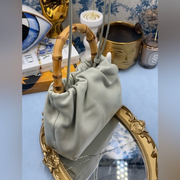 🆕 OROTON 🧿 NWOT Gretel Mini Top Handle, Mint Green - Picture 10 of 14